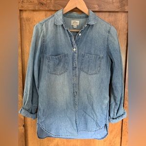 JCrew Denim Button Up size 6